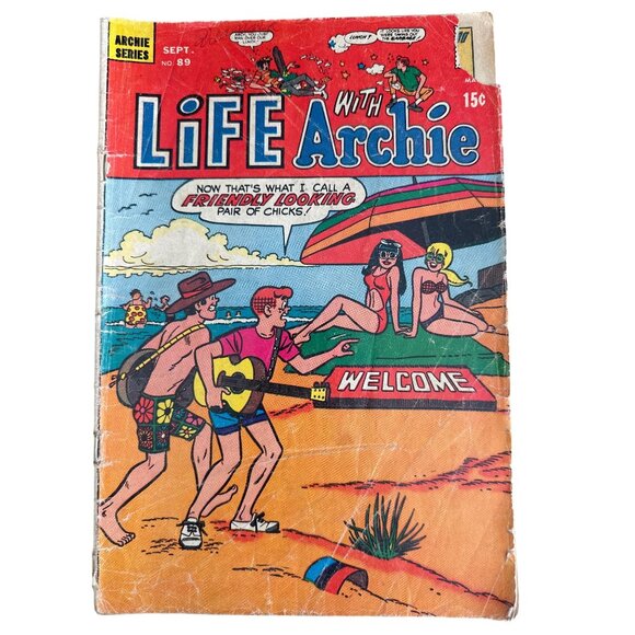 Archie Comic Life With Archie No #89 Sept 1969 Original Bagged Boarded Vintage - Picture 1 of 6